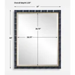 Gulf Mirror, Navy - Image 7
