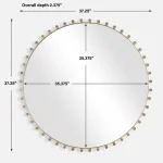 Avelyne Round Mirror - Image 7