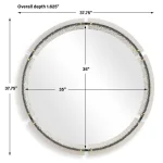 Crystalline Round Mirror - Image 7