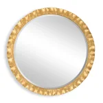 Haya Round Mirror, Gold