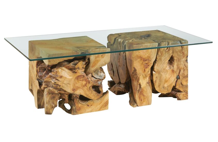 Hidden Treasures Square Root Table With Glass Top - Complete