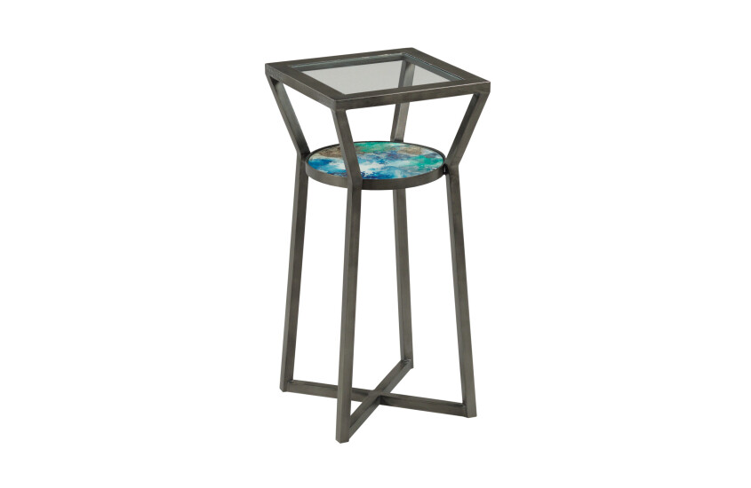 Hidden Treasures Carroll Square Accent Table