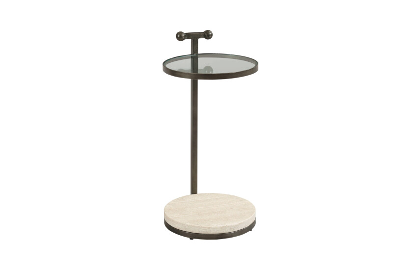 Hidden Treasures Frazier Round Accent Table