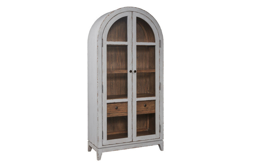 Hidden Treasures Arched Display Cabinet