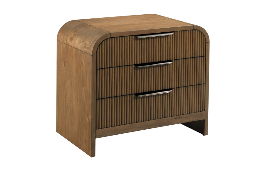 Hidden Treasures Adele Three Drawer Nightstand