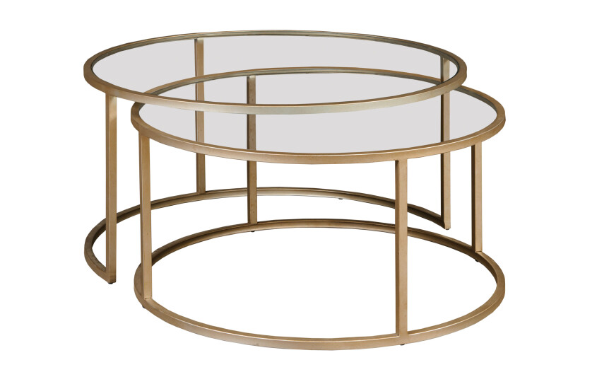 Hidden Treasures Abstract Nesting Coffee Table Set