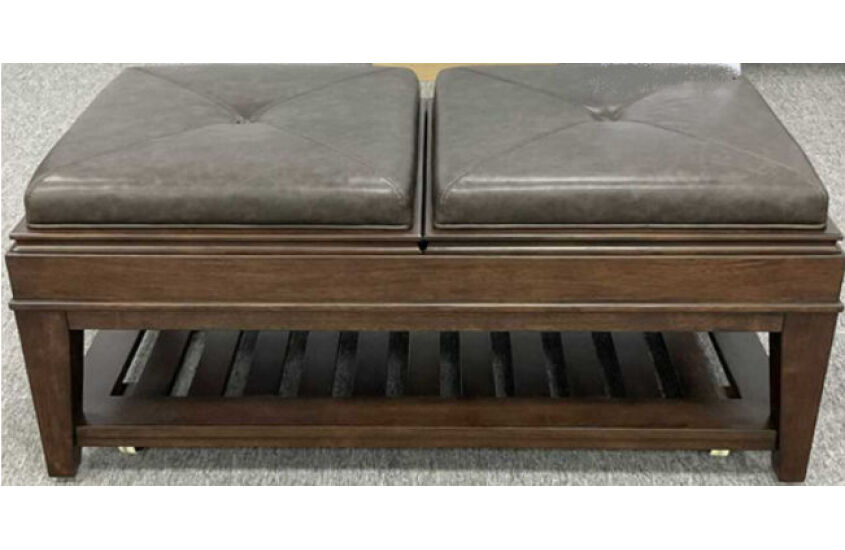 Hidden Treasures Tray Ottoman Coffee Table