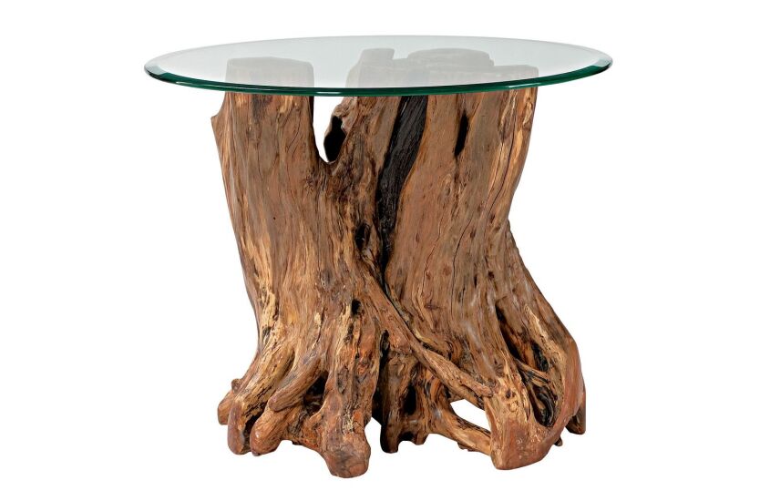 Hidden Treasures Root Ball End Table - Complete