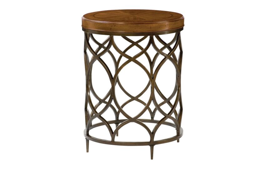 Hidden Treasures Round Lamp Table