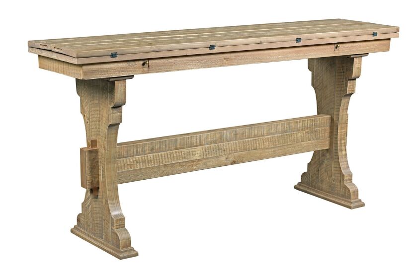 Hidden Treasures Trestle Flip Top Table