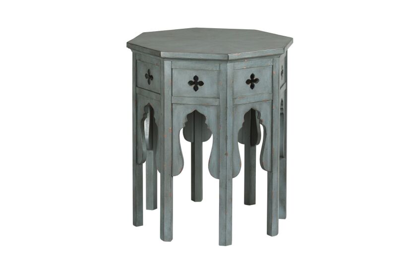 Hidden Treasures Hex End Table