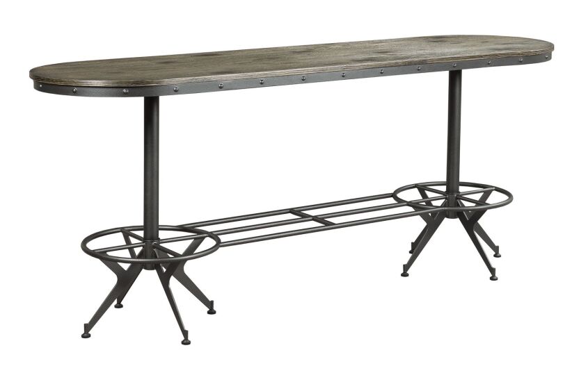 Hidden Treasures Oval Bar Table