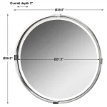 Tazlina Round Mirror - Image 6