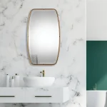 Canillo Mirror, Gold - Image 4