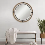 Melville Round Mirror - Image 4
