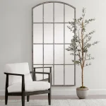 Amiel Large Arch Mirror, Ivory - Image 8