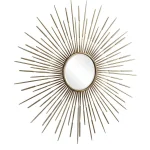 Golden Rays Round Mirror - Image 4