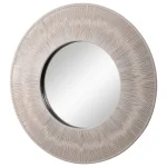 Sailor's Knot Round Mirror, White - Image 5