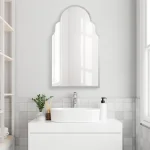 Brayden Arch Mirror, Nickel - Image 4
