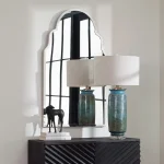 Brayden Arch Mirror, Nickel - Image 8