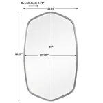Duronia Mirror, Silver - Image 10