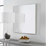 Alexo Square Mirror, Silver - Image 6
