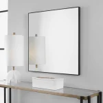 Alexo Square Mirror, Black - Image 7