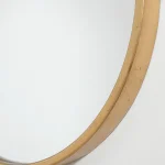 Varina Oval Mirror, Gold - Image 6