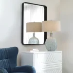 Crofton Large Mirror, Black - Image 4