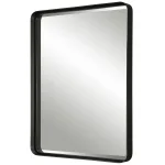 Crofton Large Mirror, Black - Image 5
