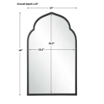 Kenitra Arch Mirror, Black - Image 8