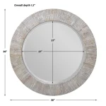 Repose Round Mirror - Image 6