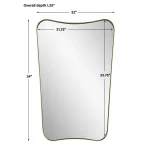 Belvoir Mirror, Brass - Image 8