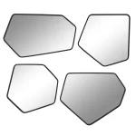 Linneah Mirrors, Black, S/4 - Image 7