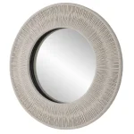 Sailor's Knot Small Round Mirror, White - Image 5