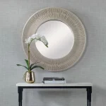 Sailor's Knot Small Round Mirror, White - Image 7
