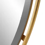 Canillo Round Mirror, Gold - Image 5