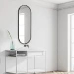 Varina Tall Mirror, Black - Image 7