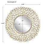Swirl Round Mirror - Image 9