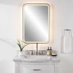 Crofton Lighted Vanity Mirror, Black - Image 4