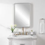 Crofton Lighted Vanity Mirror, Black - Image 5