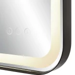 Crofton Lighted Vanity Mirror, Black - Image 9