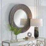 Portside Round Mirror, Gray - Image 6