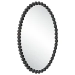 Serna Oval Mirror, Black - Image 5