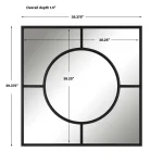 Spurgeon Square Mirror - Image 7