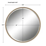 Ranchero Round Mirror, Natural - Image 8