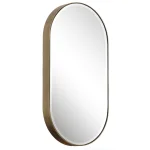 Lago Oval Mirror, Gold - Image 4
