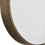 Lago Oval Mirror, Gold - Image 5