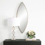 Ellipse Mirror, Gold - Image 7