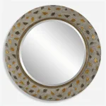 Copper Terrazzo Round Mirror - Image 3